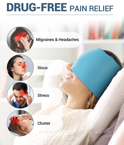 MigraCap Hot Cold Therapy Headache Migraine Relief Cap